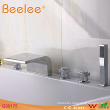 5 Holes Deck Mounted Tub Faucet with Hand Shower